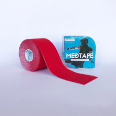 Bandagem Elástica Fita de Kinésio Vermelho 5 cm x 5 m 1 un - Medtape