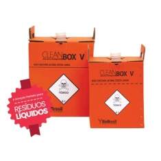Caixa Coletora Clean Box V Químico Líquido 5L 10 unidades - BioBrasil